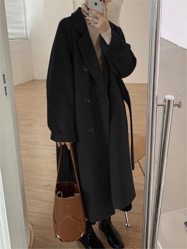 Timeless Women's Belted Wool Coat