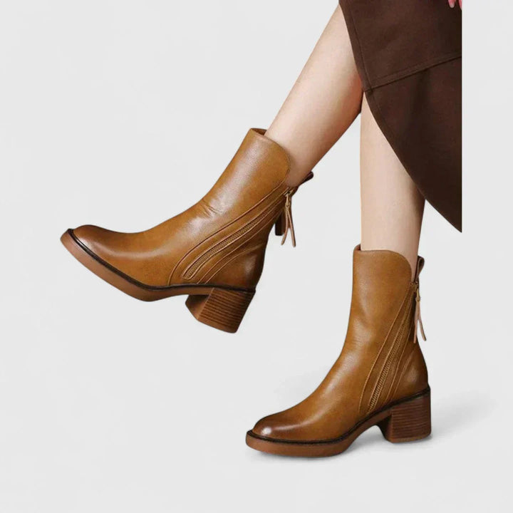 Lamprini - Elegant ankle boots with timeless finesse and comfort