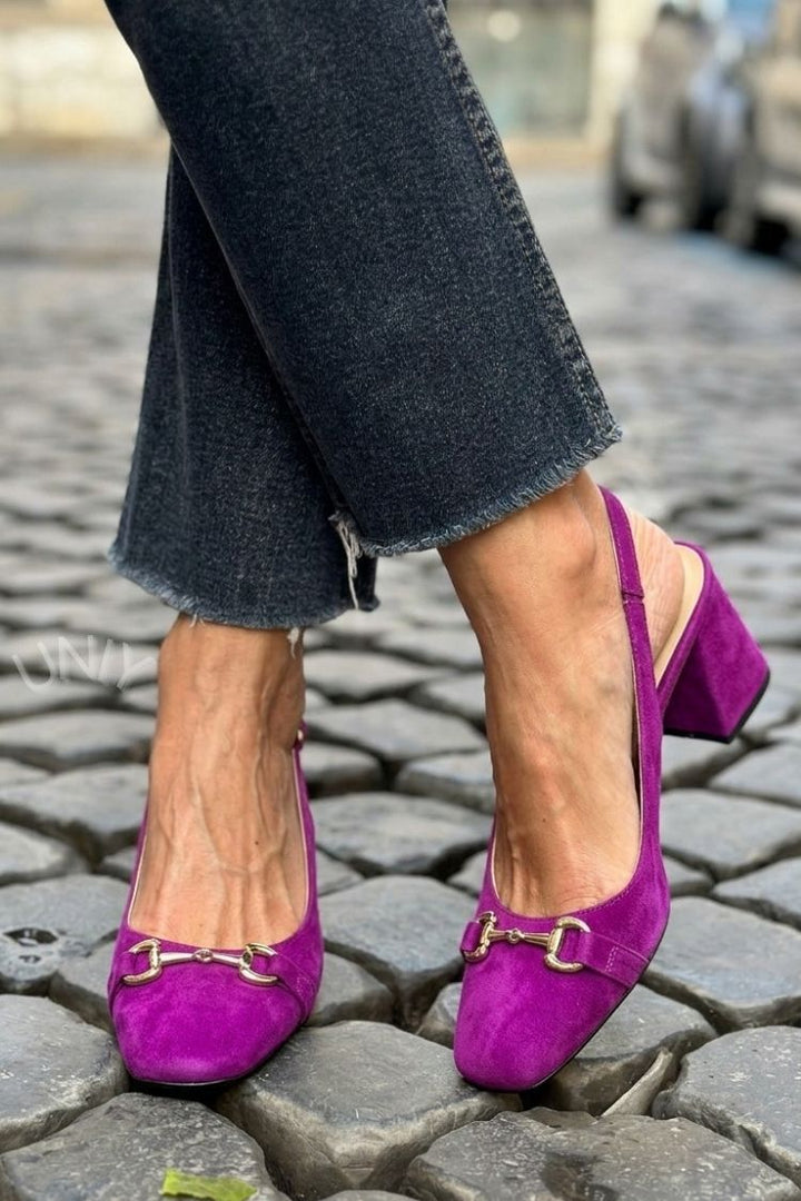 Honorina - Nubuck High Heel Pumps