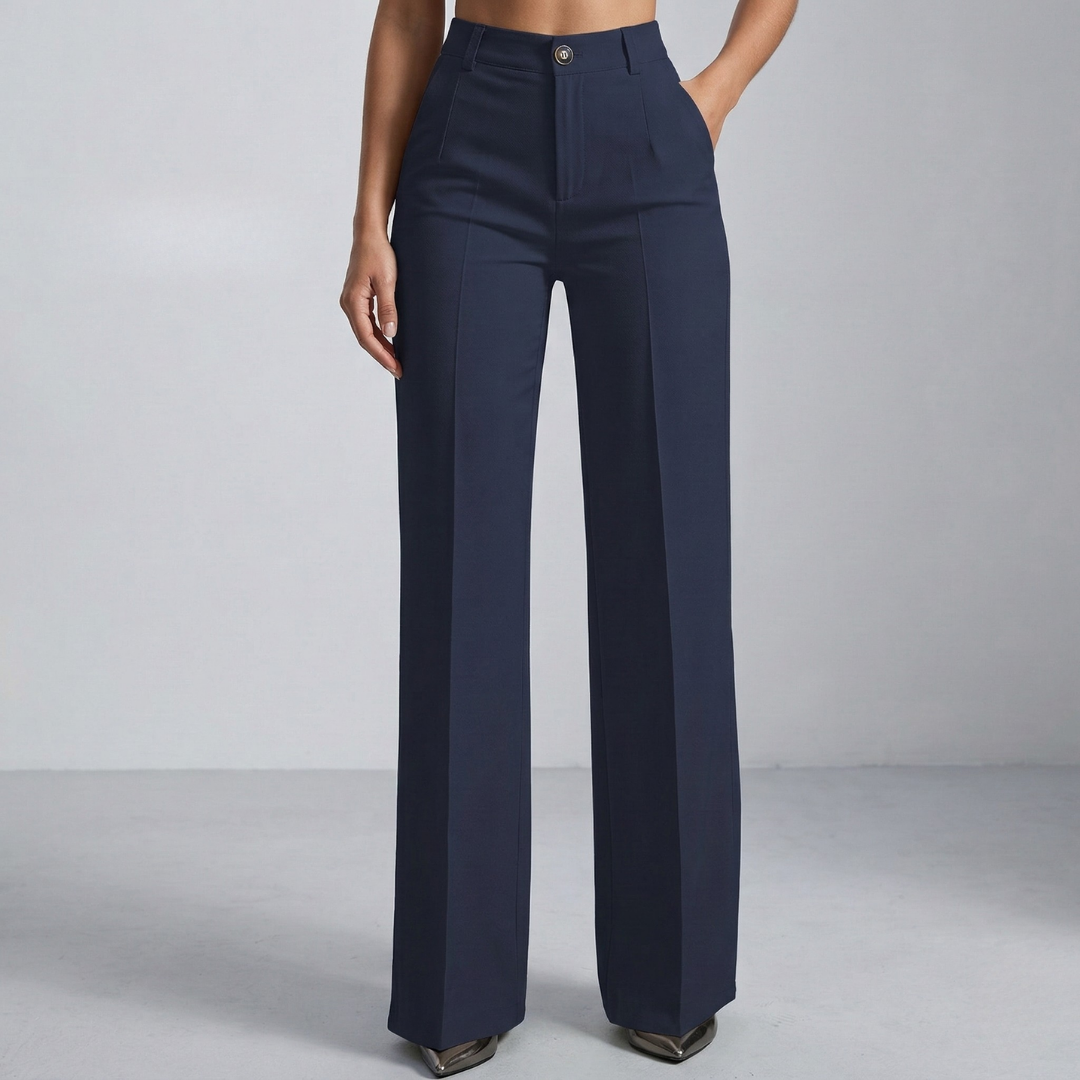 Elaine - Elegant High-Waisted Trousers
