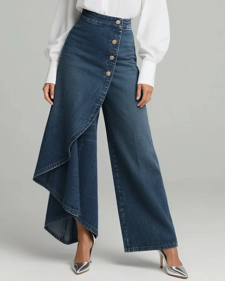 Amélia - Denim Wrap Pants