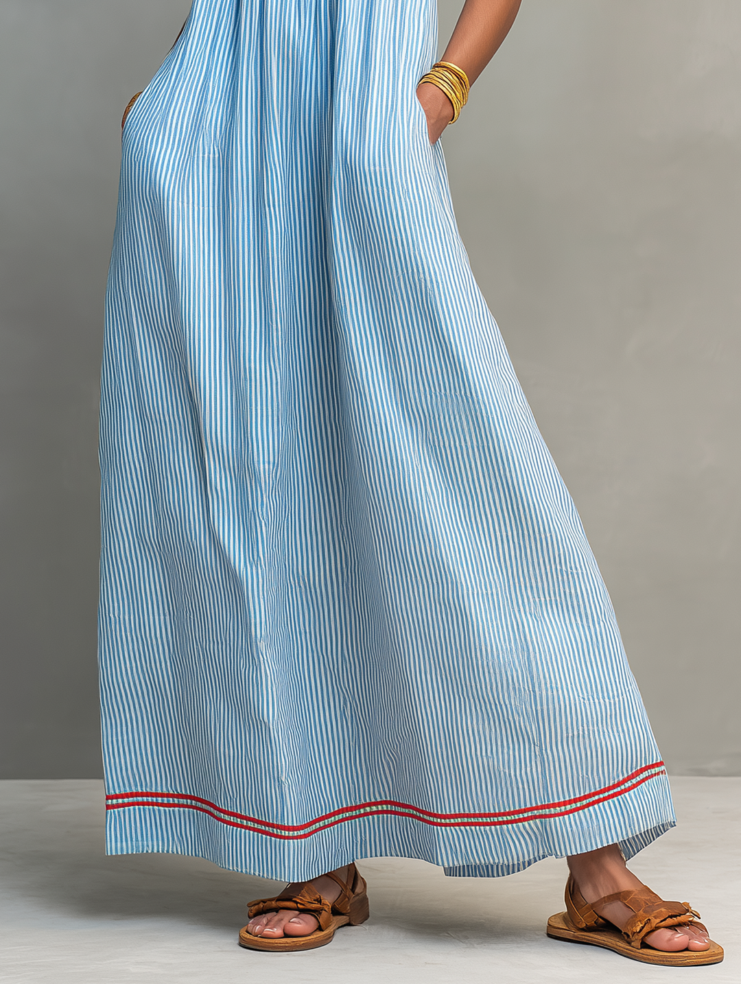 Marisa | Adjustable Strap Long Dress
