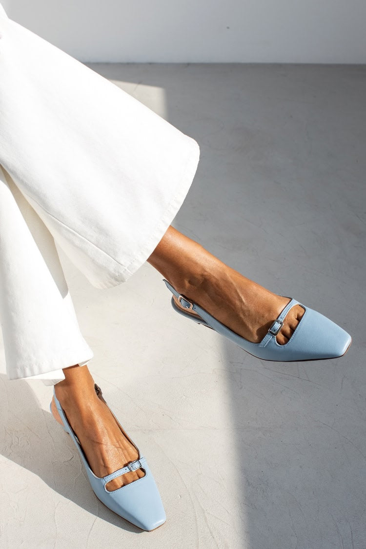 Palmyra - Strapped Ballerina Flats