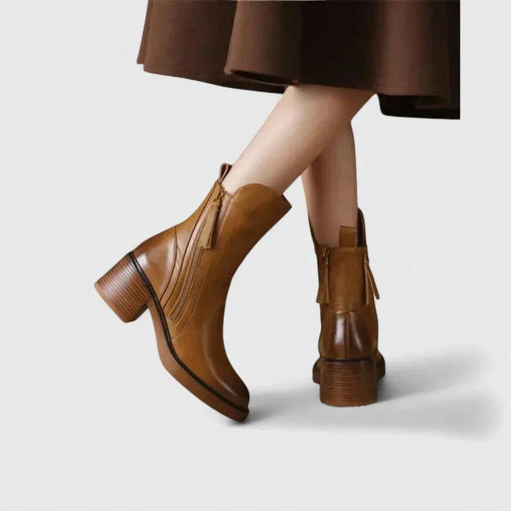 Lamprini - Elegant ankle boots with timeless finesse and comfort