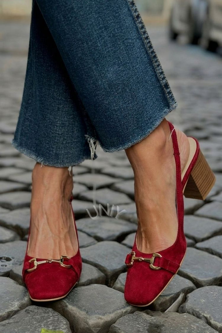 Honorina - Nubuck High Heel Pumps