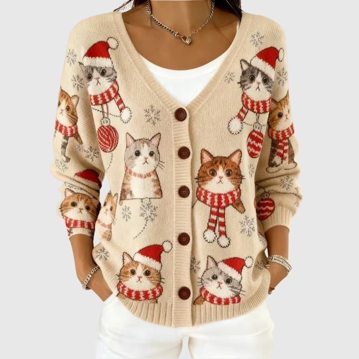 Charlotte | Comfortable Knitted Cardigan with Buttons