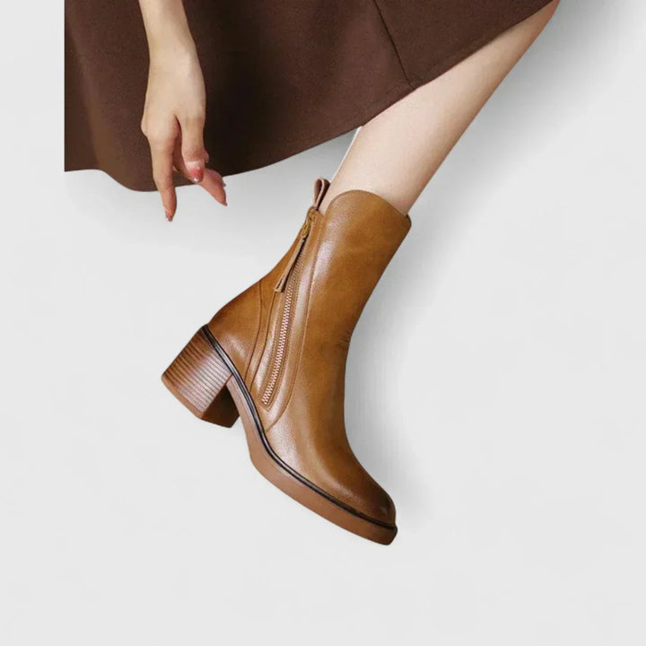 Lamprini - Elegant ankle boots with timeless finesse and comfort