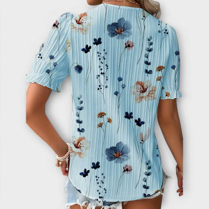 Emilia - V-Neck Blouse Design