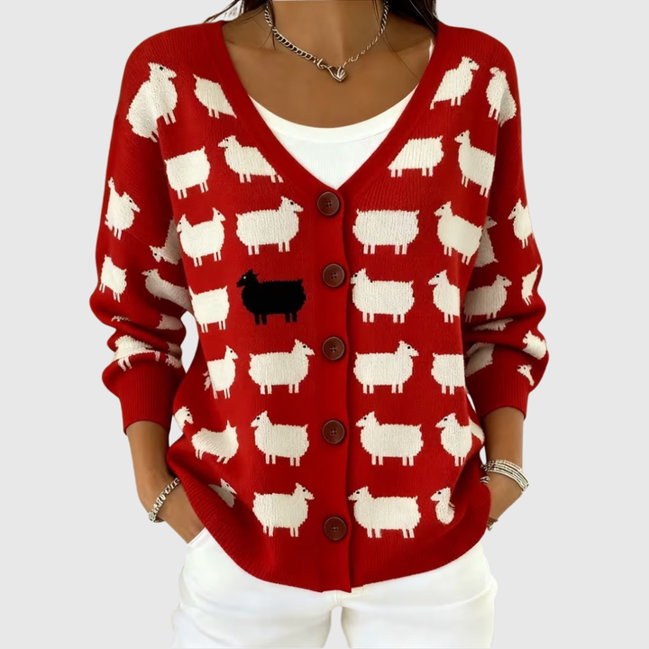 Elizabeth | Comfortable Knitted Cardigan with Buttons