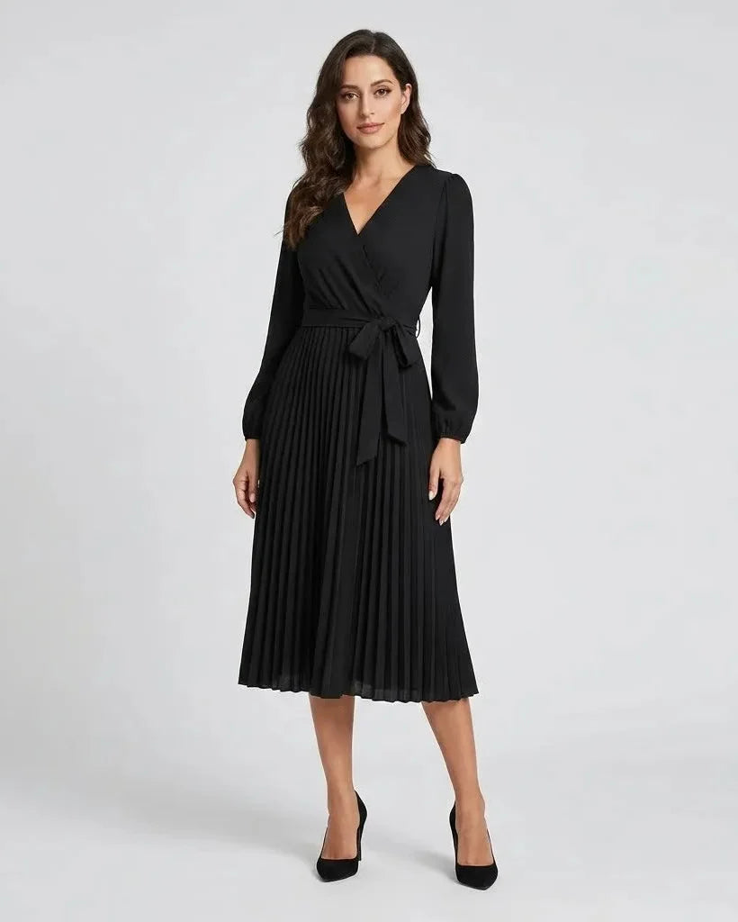 Judita | Ruched Waist Midi Dress