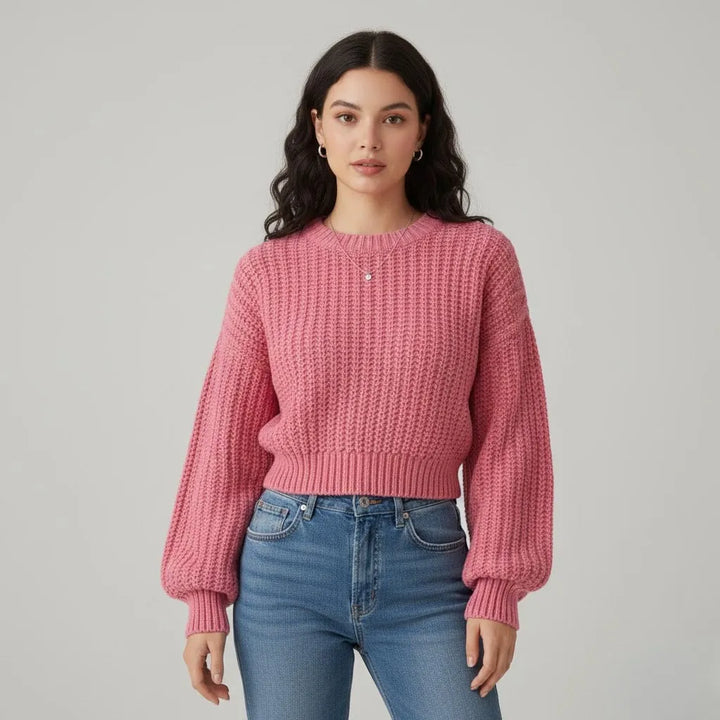 Cozy Oversized Ribbed Knit Sweater