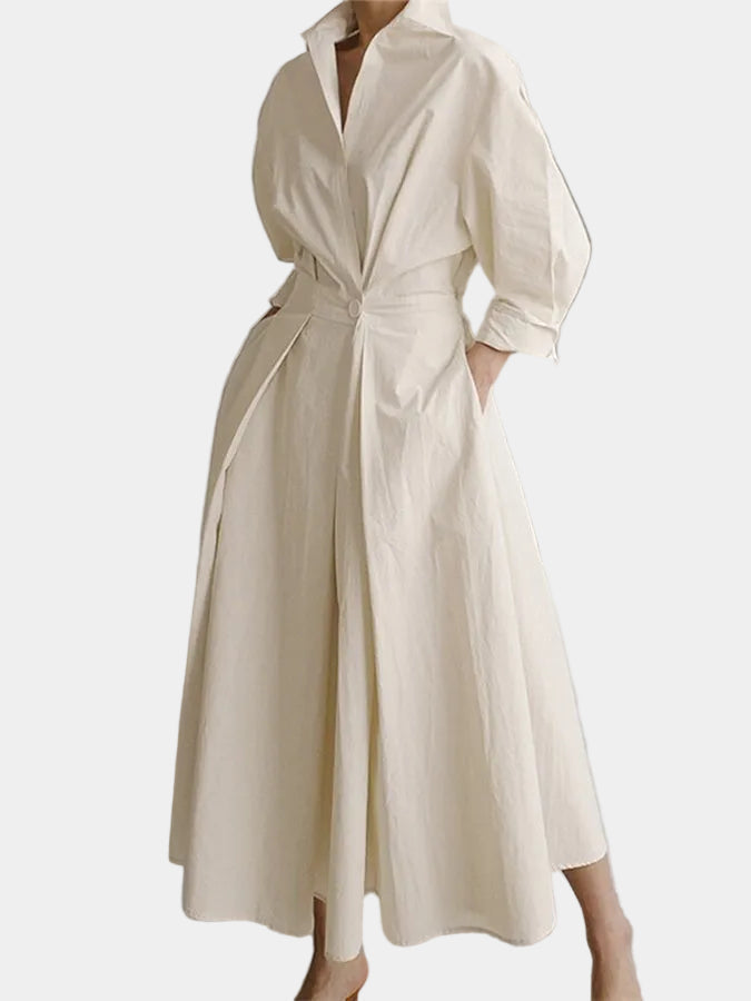 ÉLÉONORE | Timeless Long Elegant Dress for a Refined Look