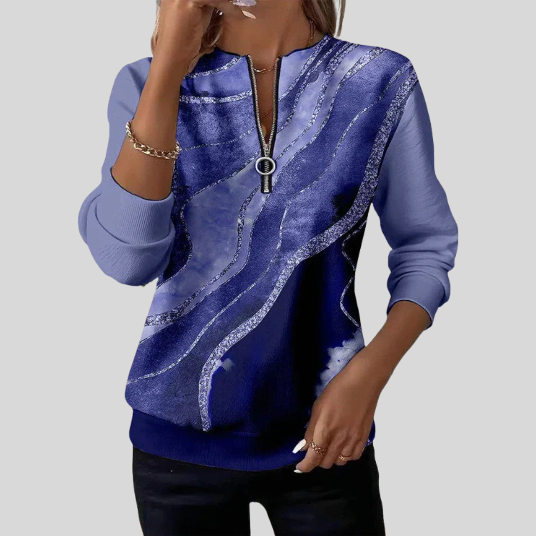 Hendrikje | Chic Zip Top