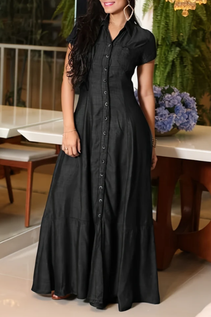 Eliza - Maxi Denim Dress