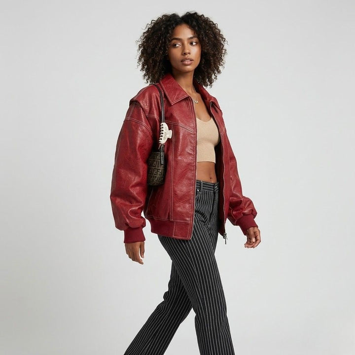Tailored Urban Jacket Featuring Unique Seam Design