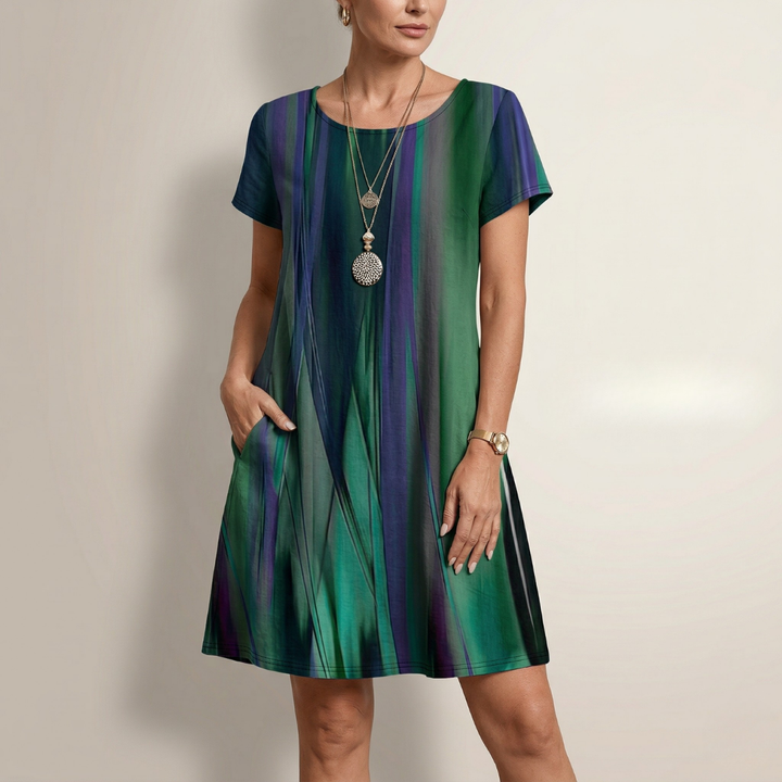 Irene - Luxurious Shimmering Silk Maxi Dress