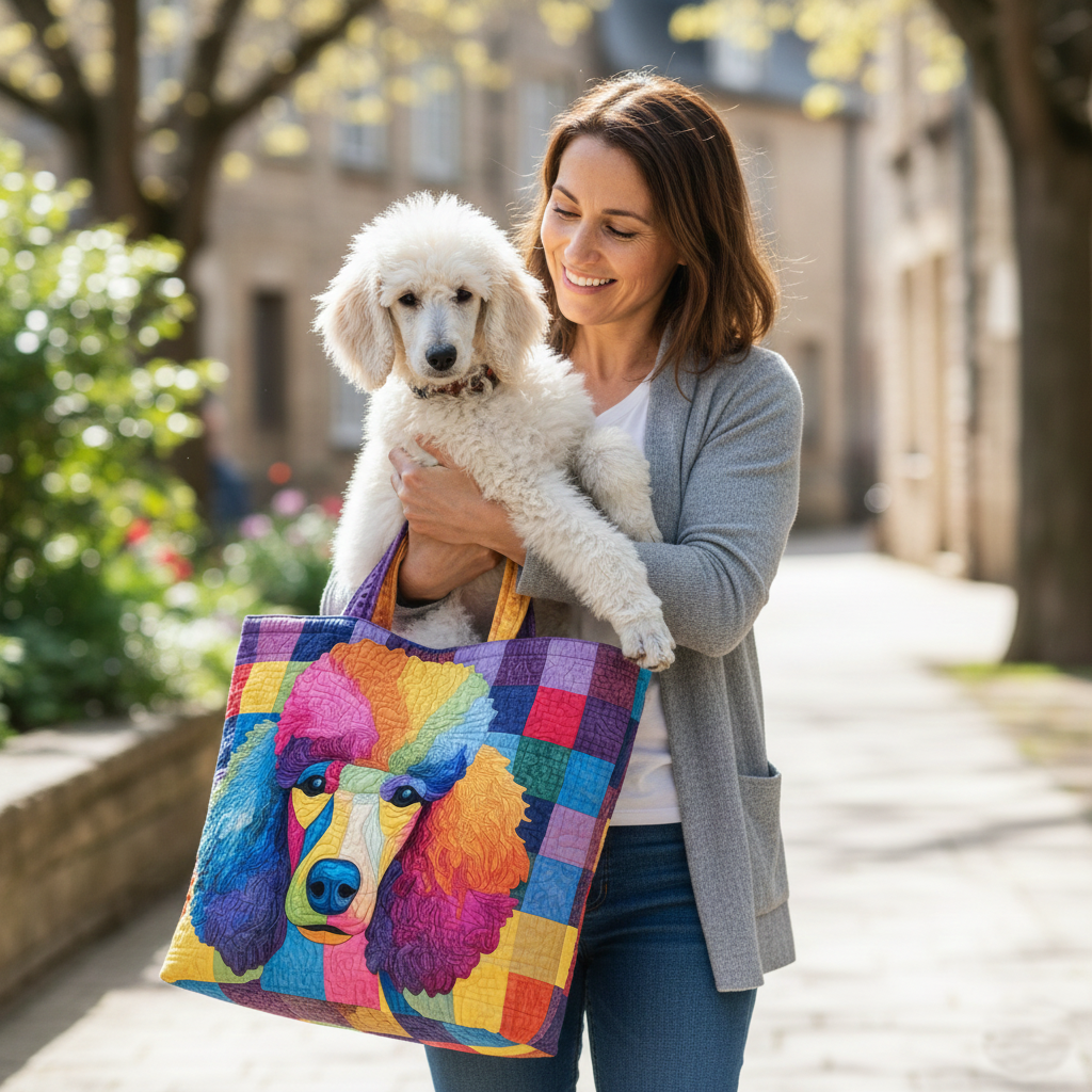 Poodle Blanket Tote Bag - Code GFTOTG79