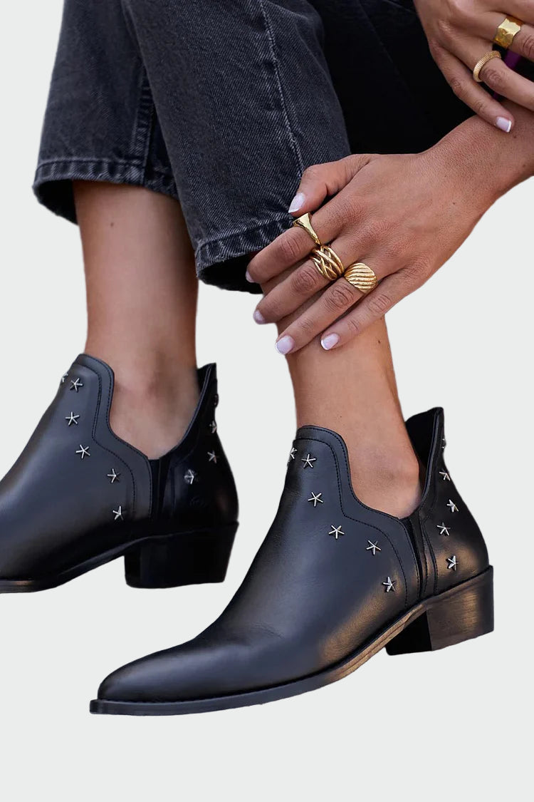 Boot with star detail