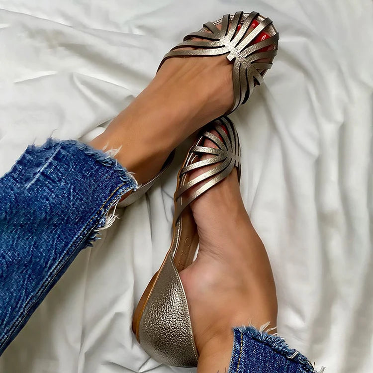 Gilda - Eco-Friendly Leather Ballet Flats