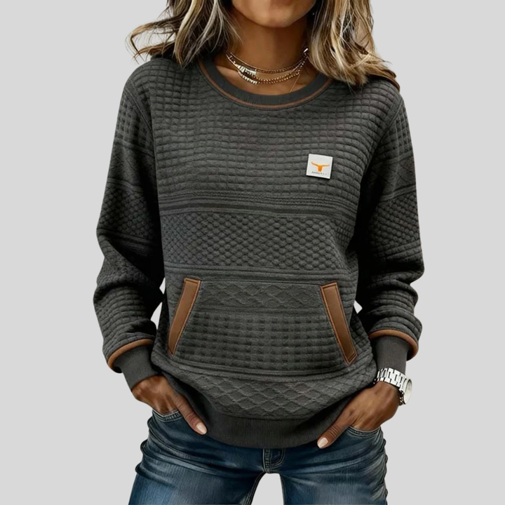 Roelie | Cozy Colorblock Blouse