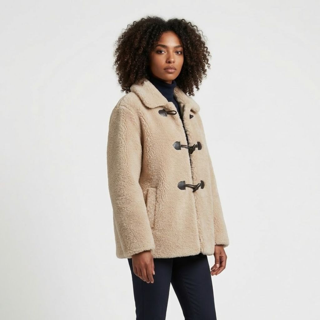 Casual Short Jacket with Stylish Bow Detail