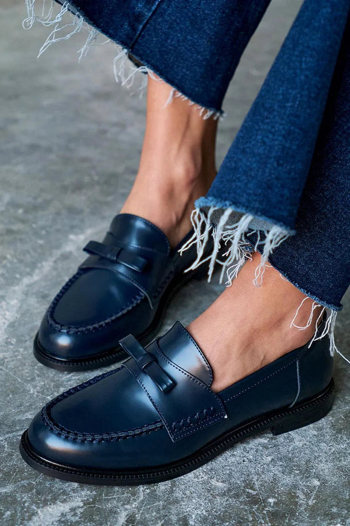 Bernadette - Blue Nautical Shoes