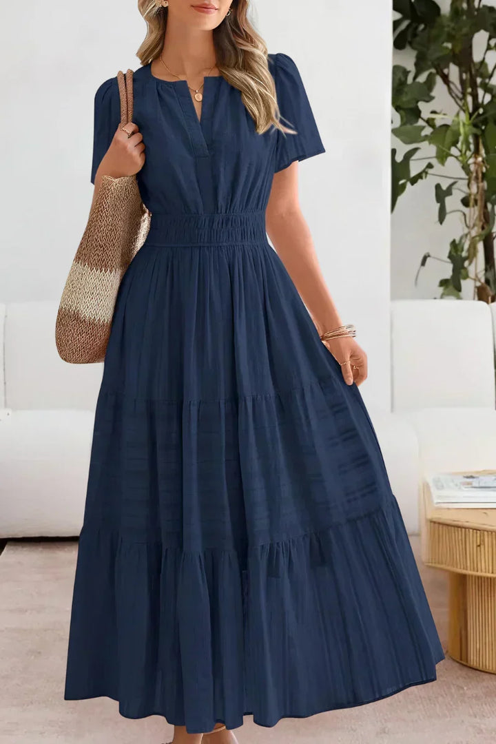 Emma | Long dress with a comfortable wide waist