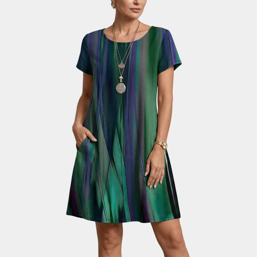 Irene - Luxurious Shimmering Silk Maxi Dress