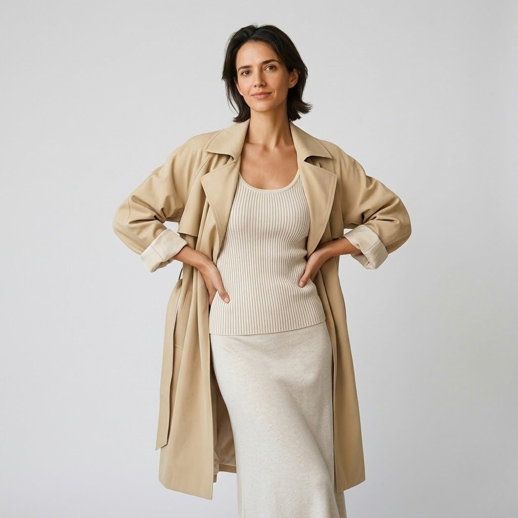 Fluid Lapel Coat