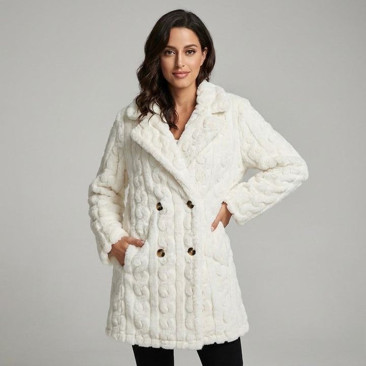 Cozy Long Knit Straight Coat