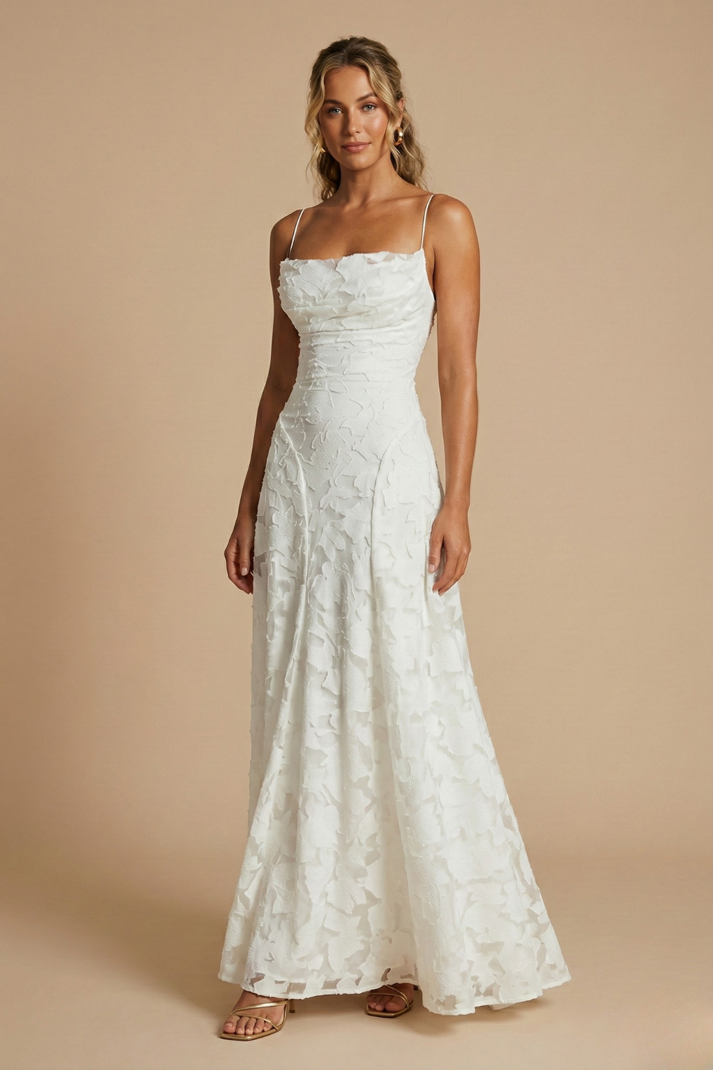Nora | Fitted Bodice Floral Maxi Dress