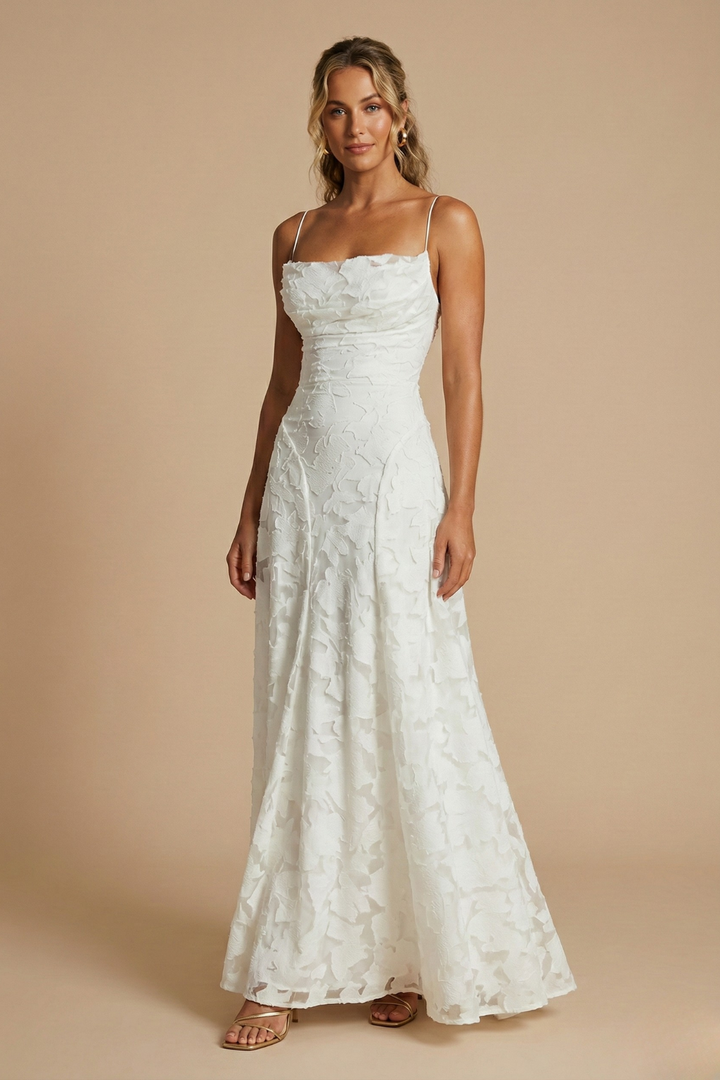 Nora | Fitted Bodice Floral Maxi Dress