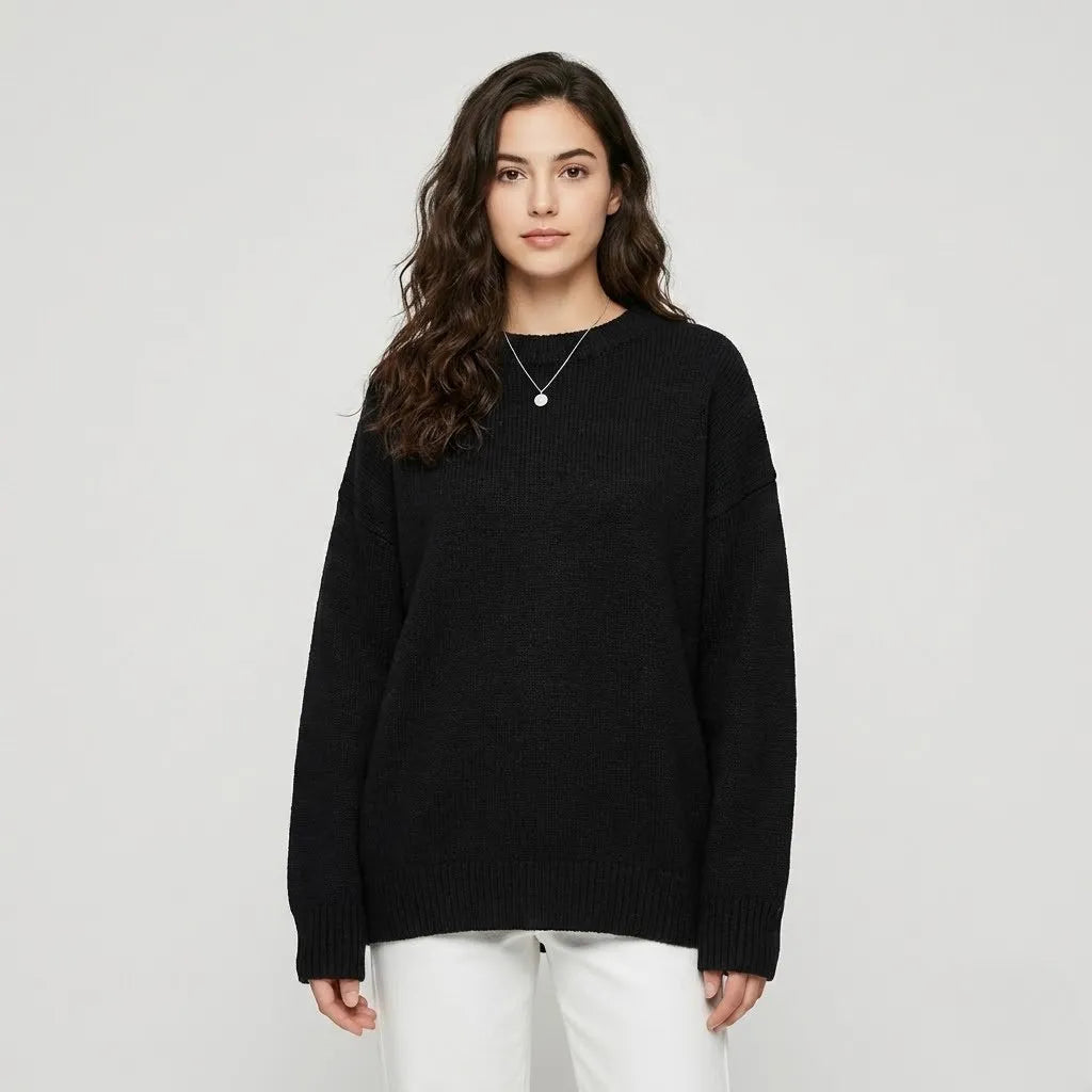 Timeless Relaxed Fit Soft Knitted Sweater