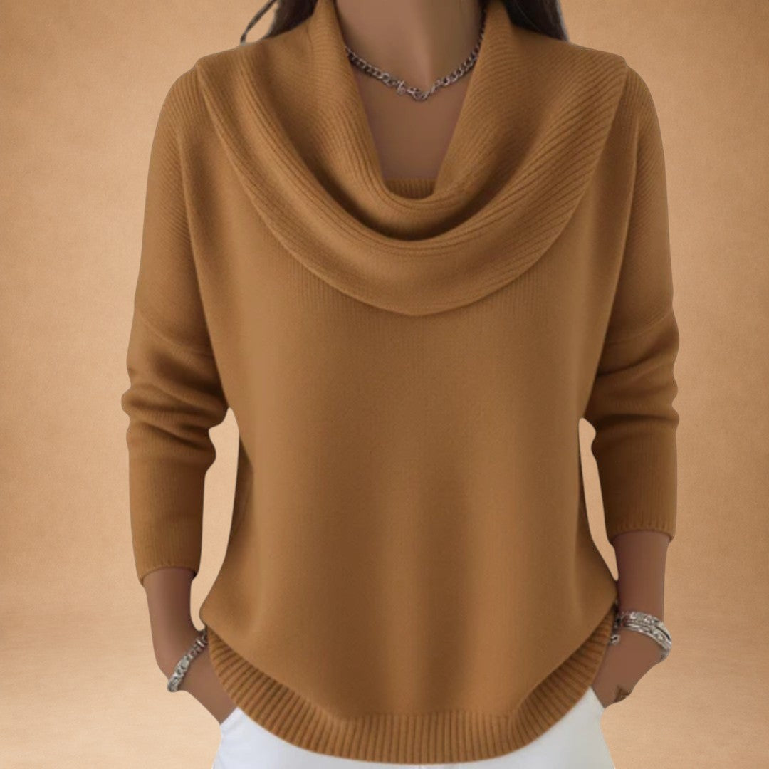Euphoria - Sweater with Collar and Soft Touch for Elegant Comfort