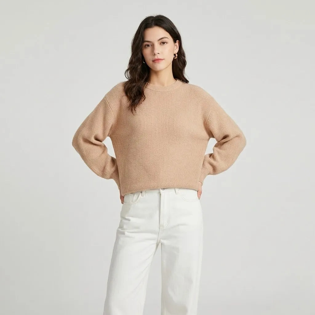Cozy Minimalist Knit Pullover