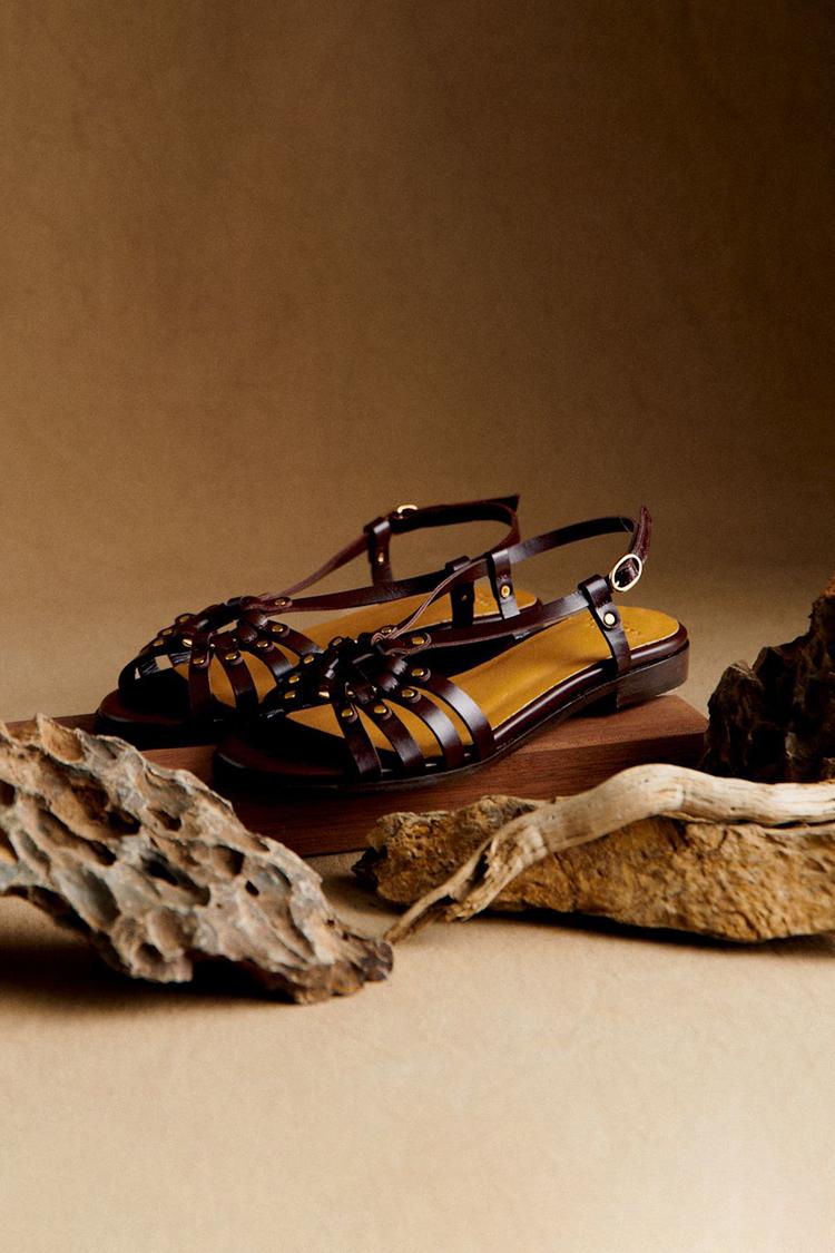 Matilde - Brown Open-Toe Sandals