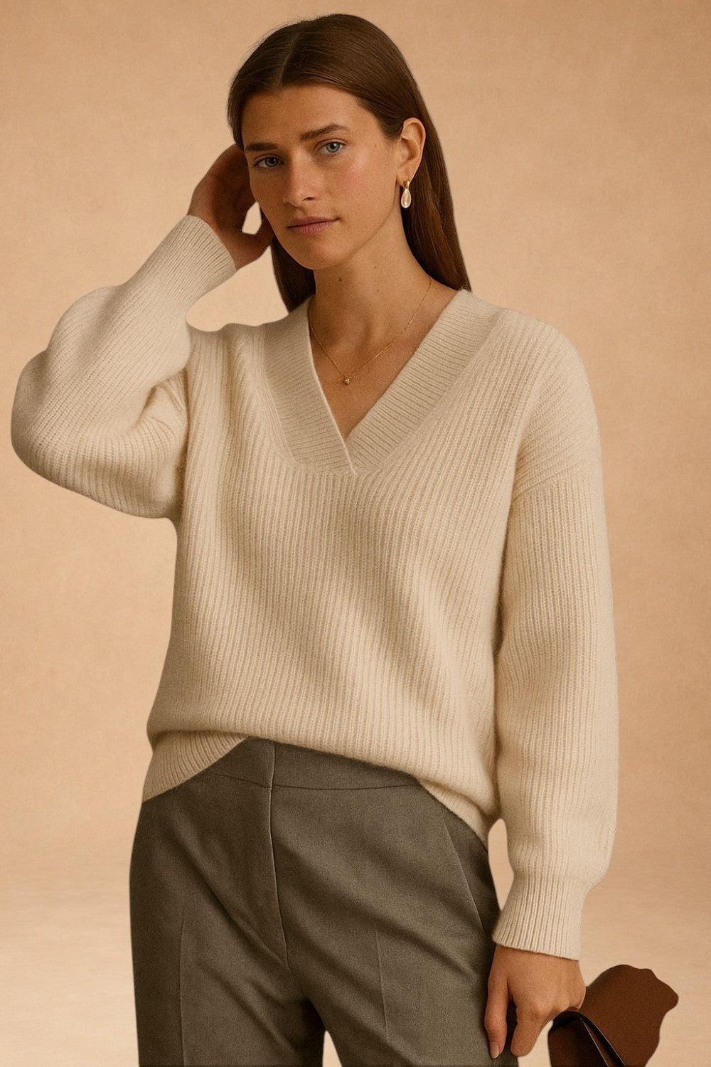 Eliane - Emerald Cashmere Sweater
