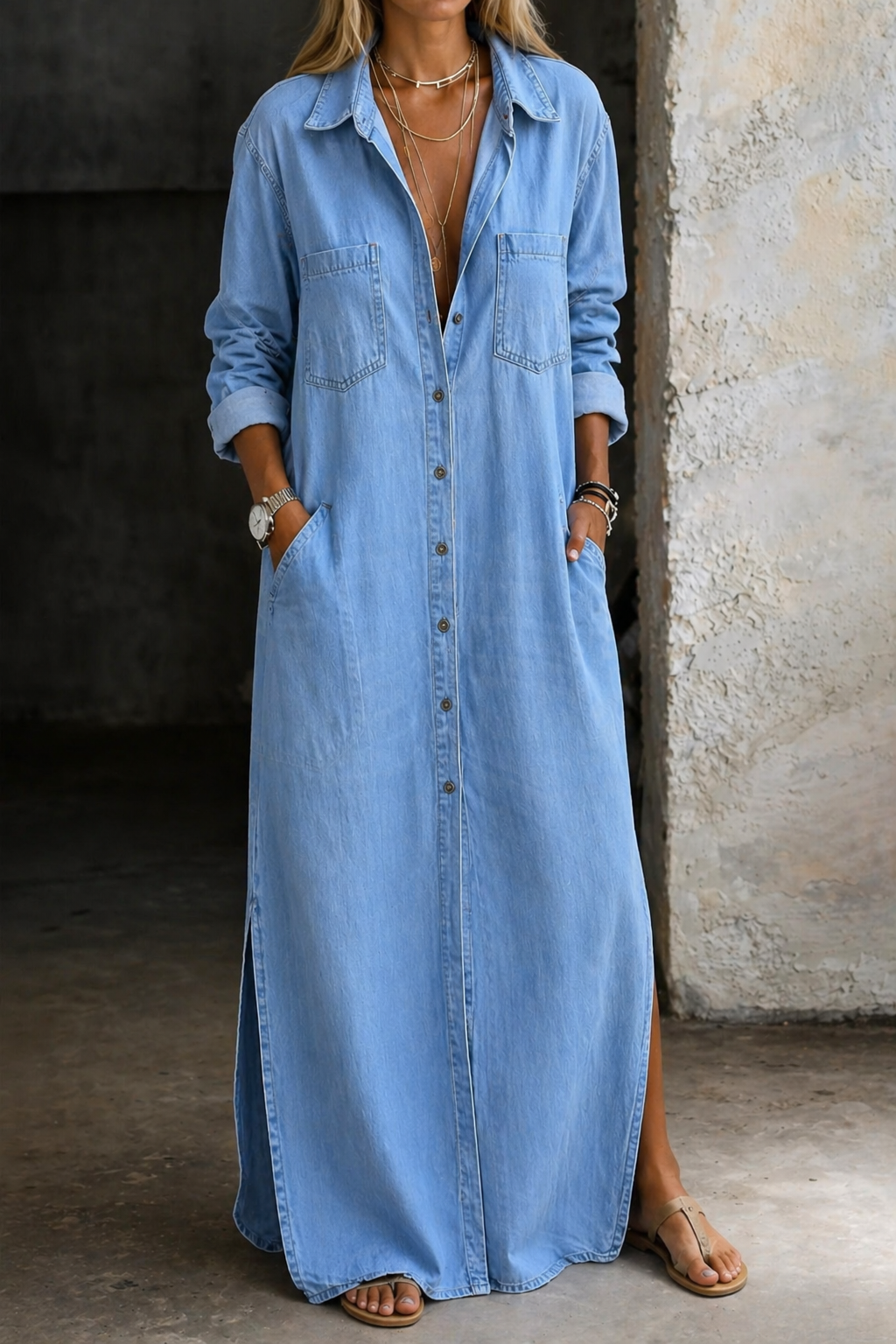 Daniela - Classic Button-Up Dress