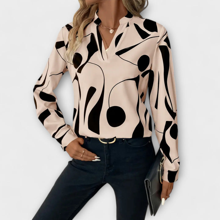 Catarina - Elegant Long-Sleeve Top