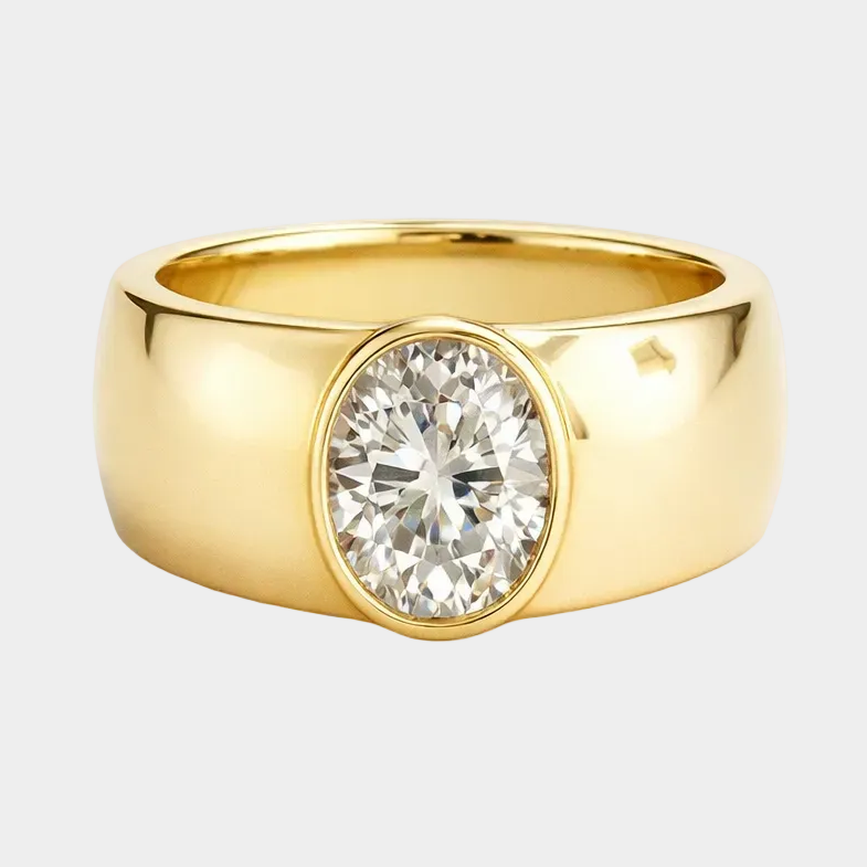 Felice - Vintage Gold Ring with Solitaire