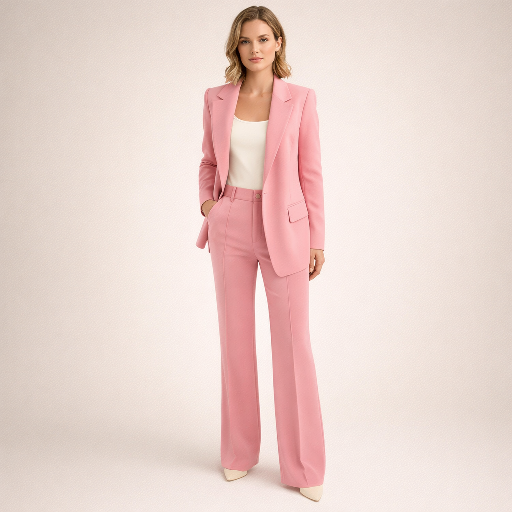 Vanessa™ | Chic Suit Ensemble with Flared Trousers