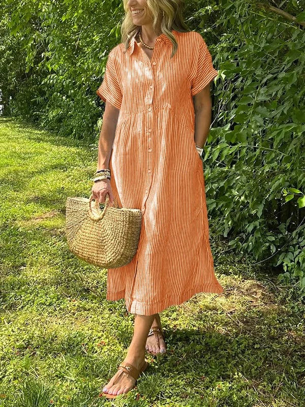 Taís - Chic Button-Up Dress
