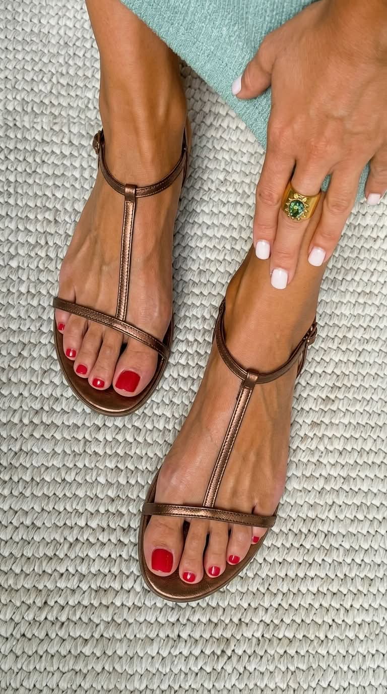 Severina - Chic Metallic Sandals for Trendy Outfits