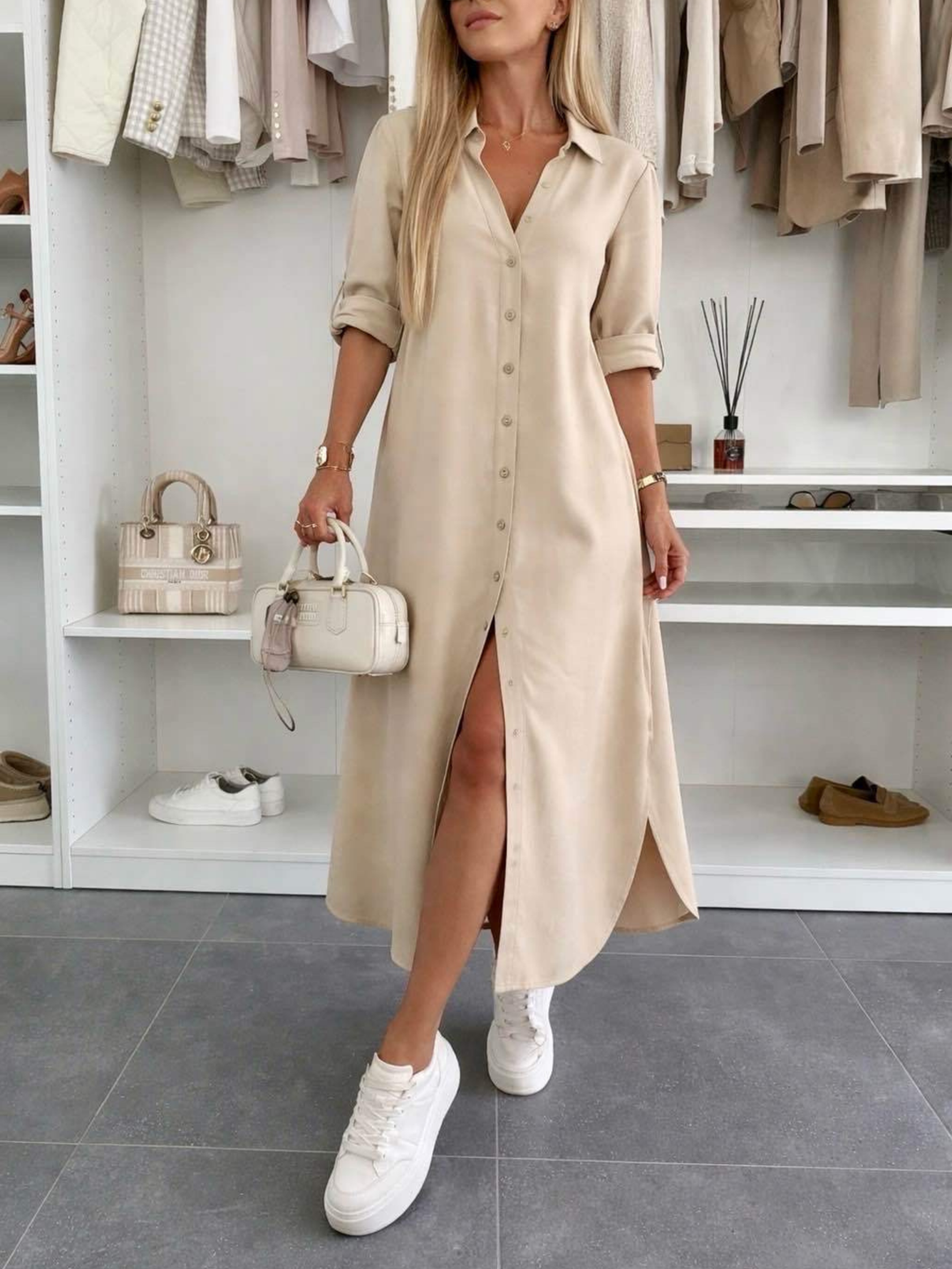 Běla | Relaxed Fit Shirt Dress