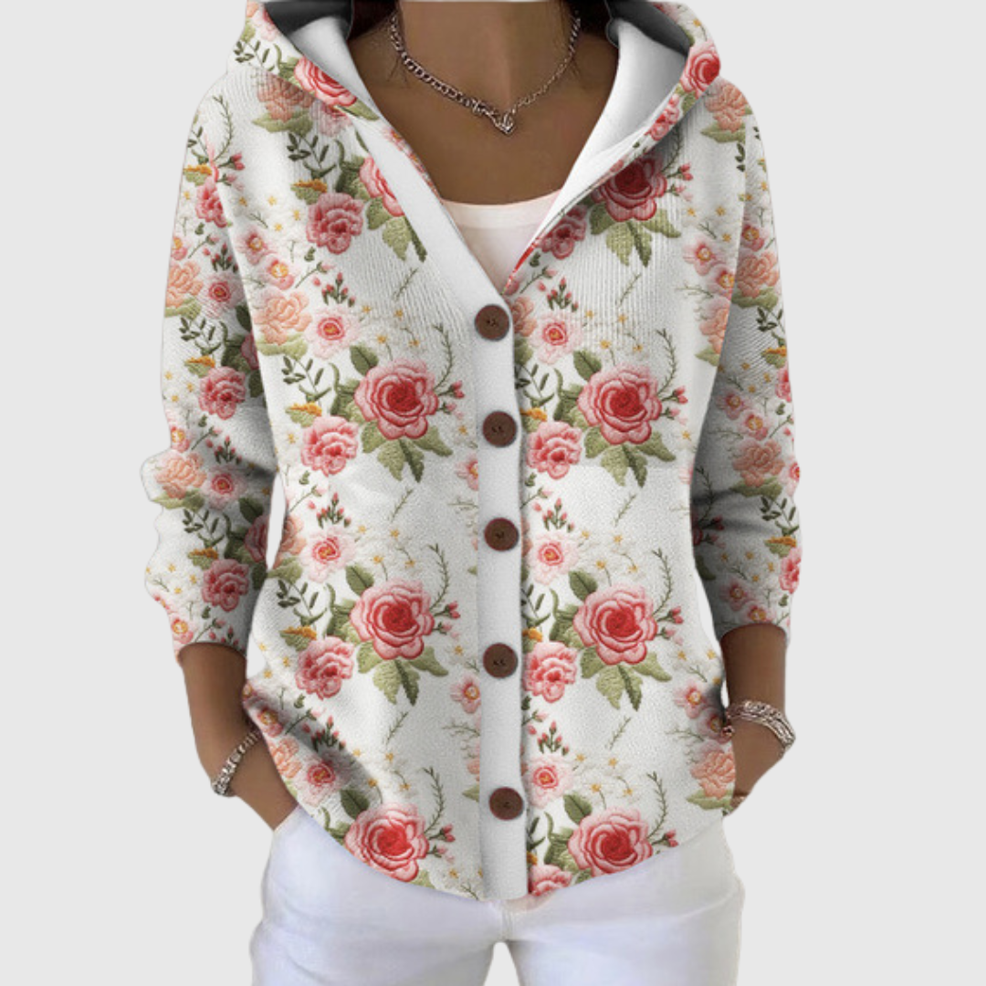 Magdalene | Comfortable Knitted Kaftan with Hood