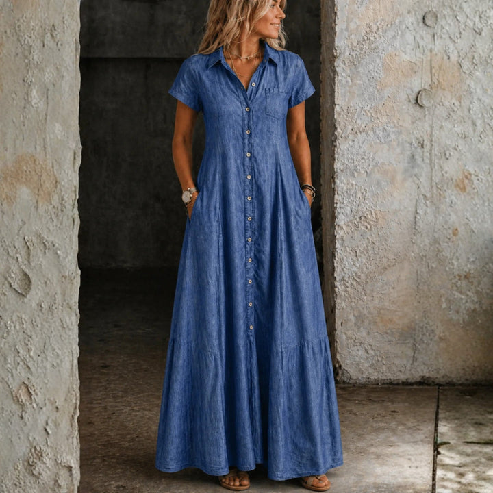 Eliza - Maxi Denim Dress