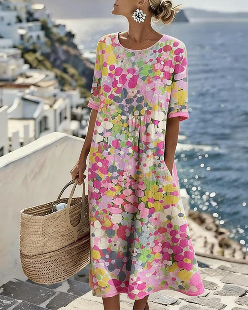Flora | Floral Midi Dress