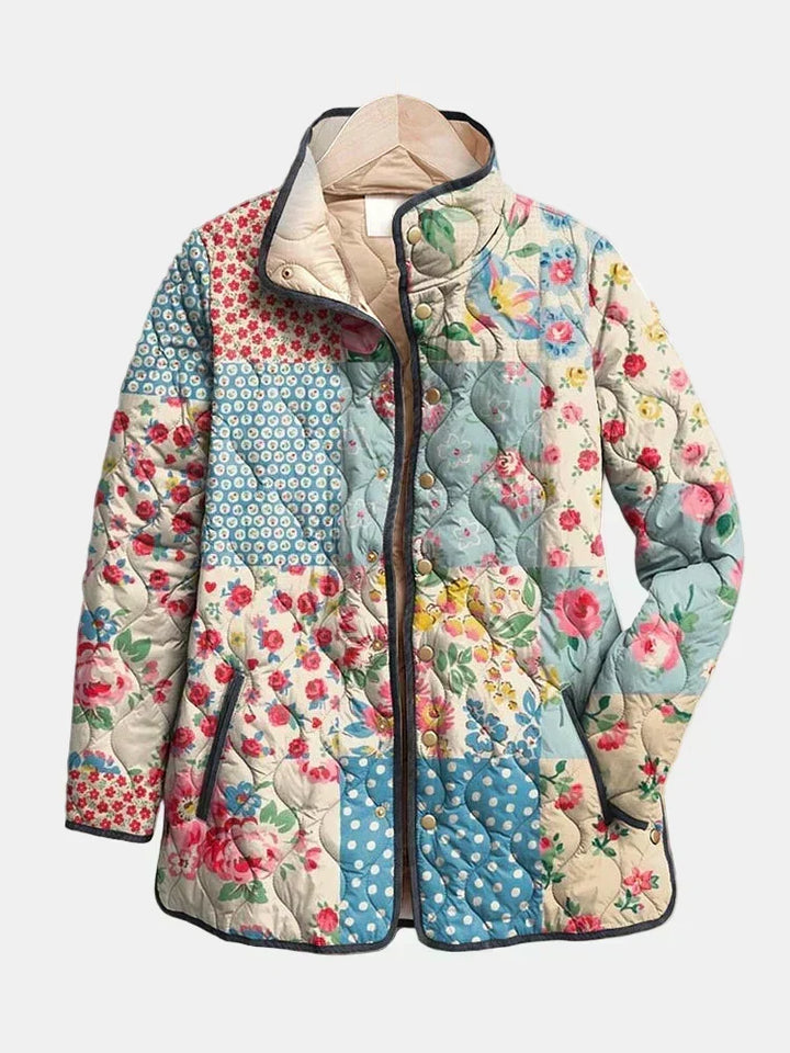 Chloé Floral Patchwork Quilted Jacket
