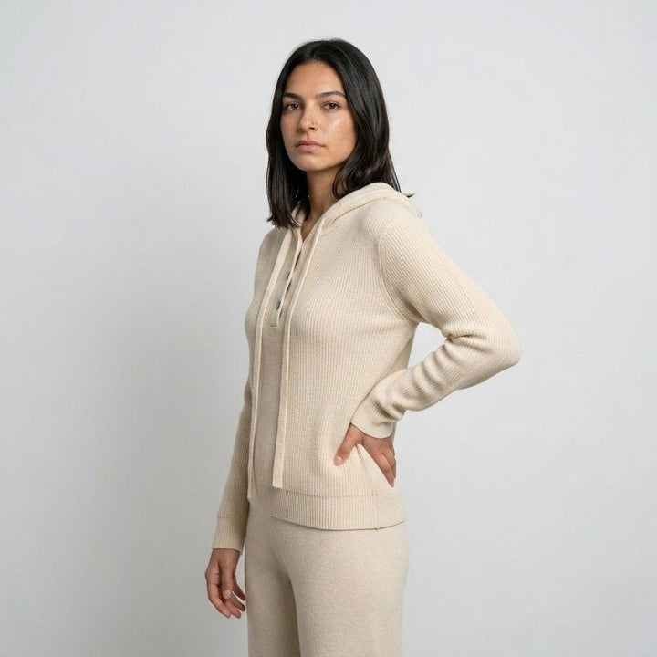 Button-Up Hooded Sweatshirt