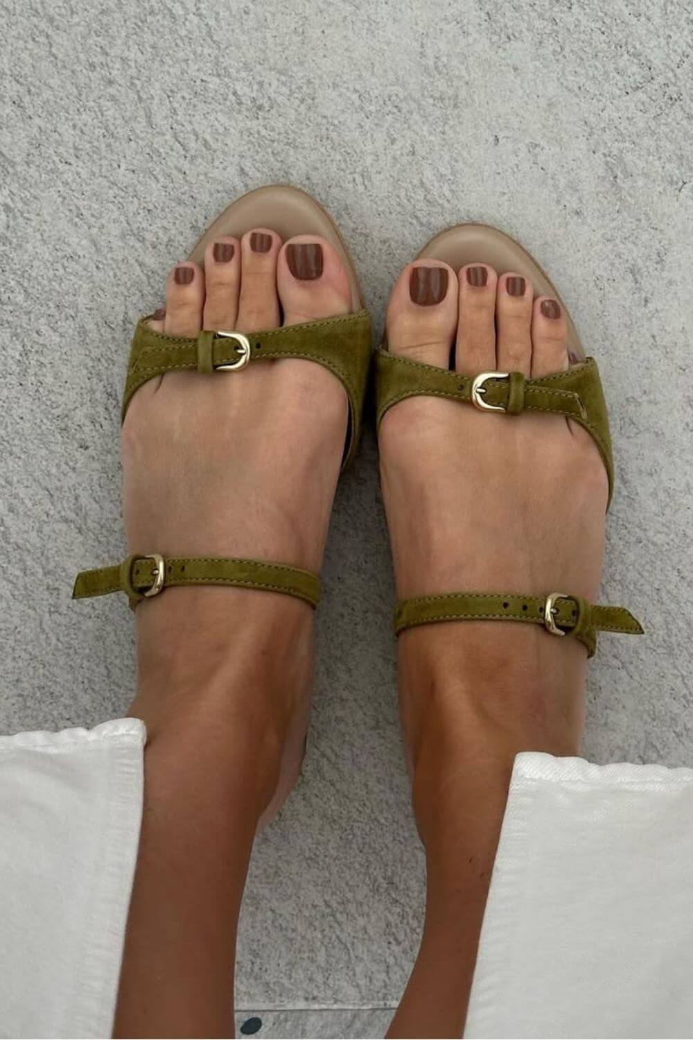 Rosalinda - Velvet Open-Toe Sandals